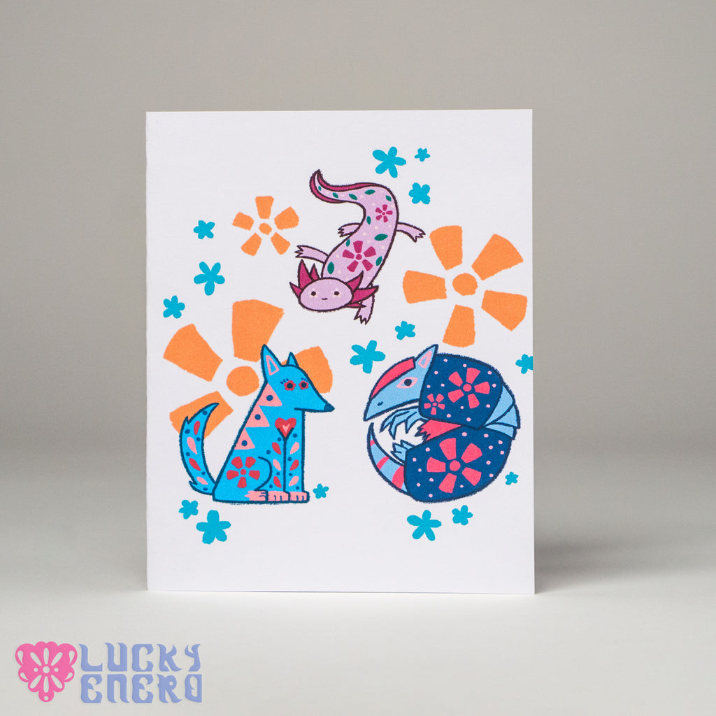 The Gang’s All Here Greeting Card