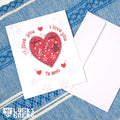 I Love You, Te Amo Greeting Card