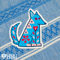 OOPS! Belle Dog 4in Glossy Vinyl Sticker