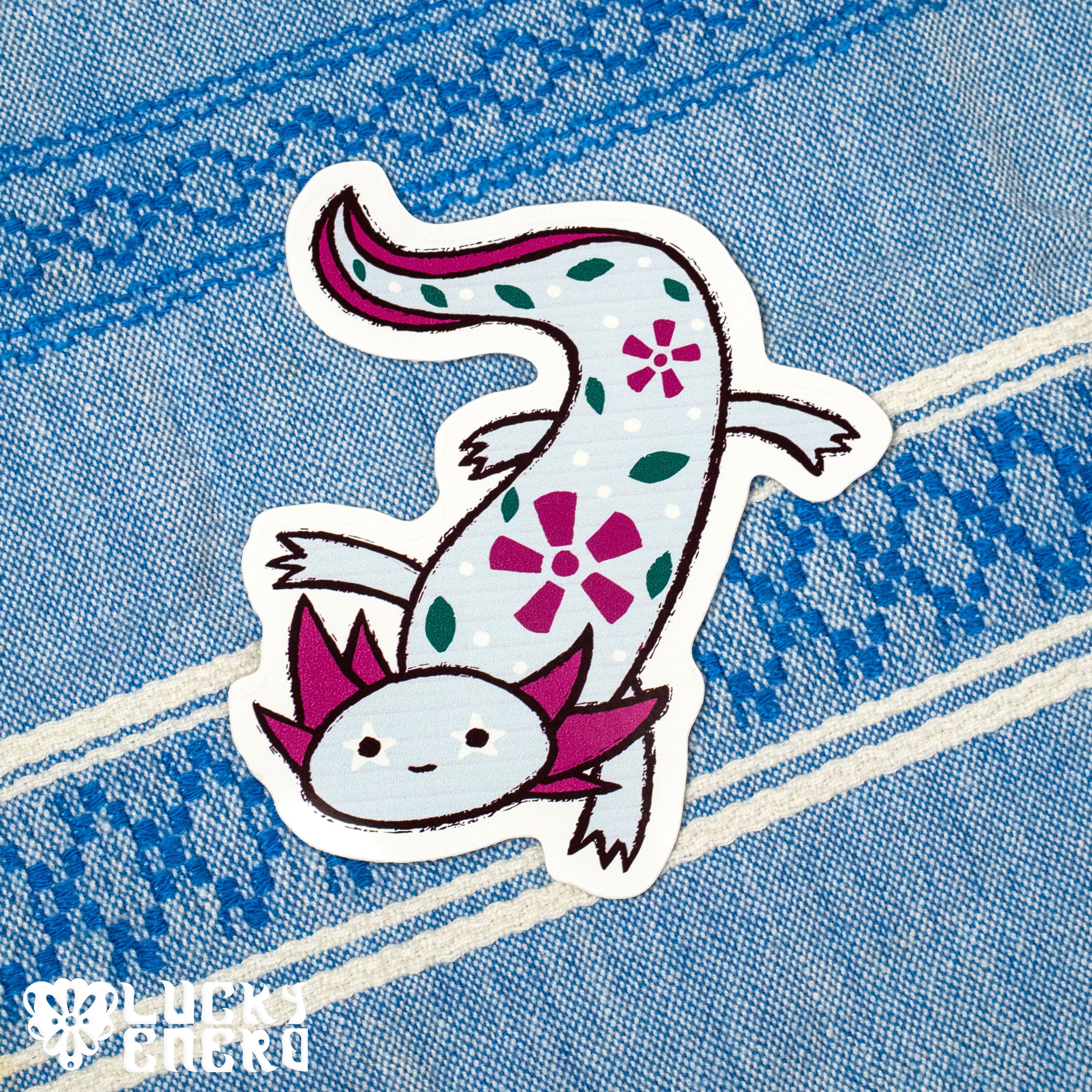 OOPS! Quico Axolotl 4in Glossy Vinyl Sticker