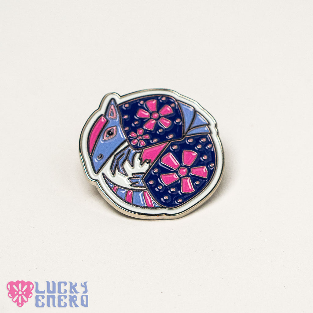 Teo Armadillo 1.25in Enamel Pin