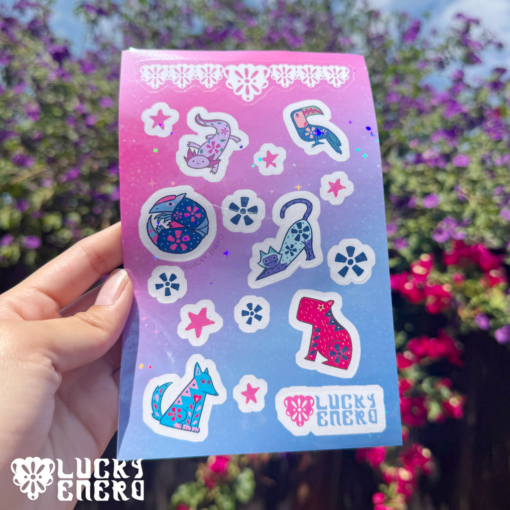Lucky Enero Vol 1 Sticker sheet