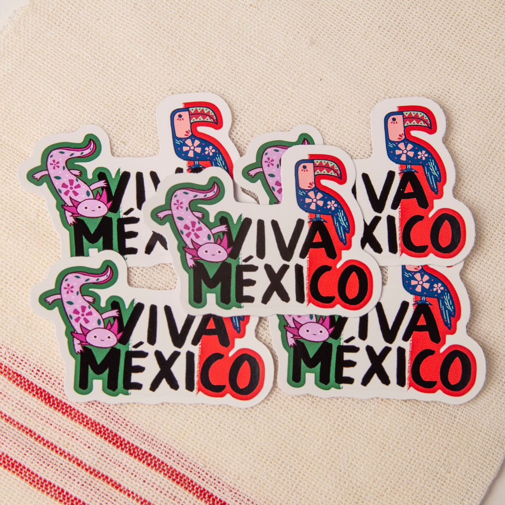 Viva México 3in Glossy Vinyl Sticker