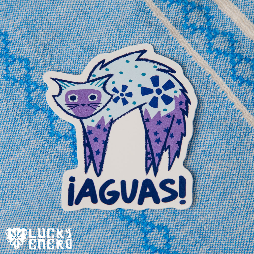 ¡Aguas! 3in Glossy Vinyl Sticker