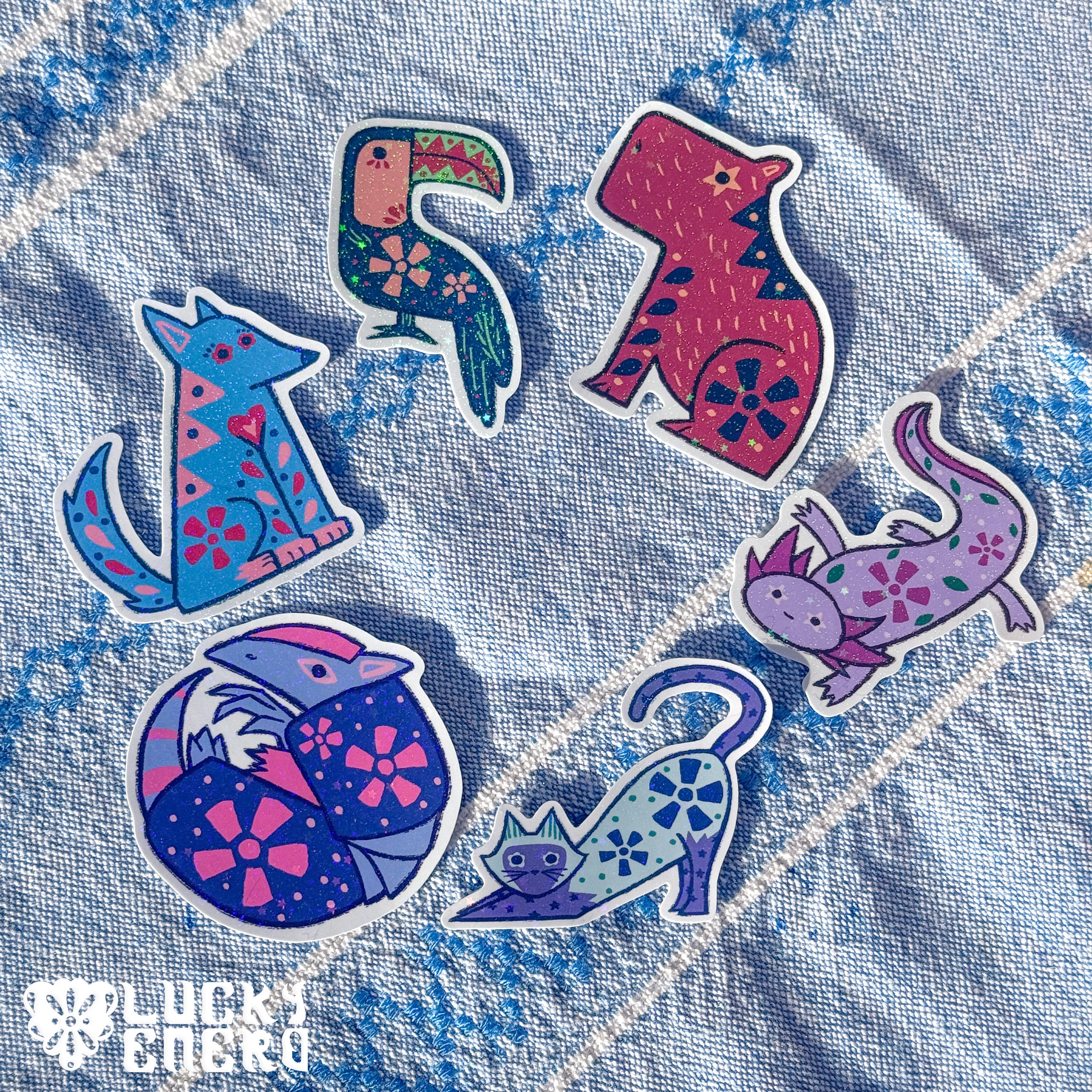 Belle Dog 2.5in Holographic Sticker