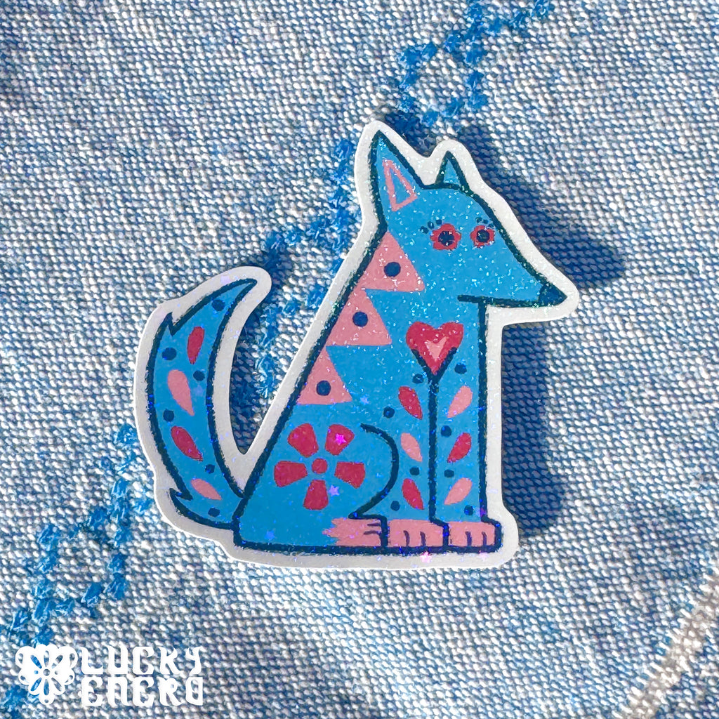 Belle Dog 2.5in Holographic Sticker