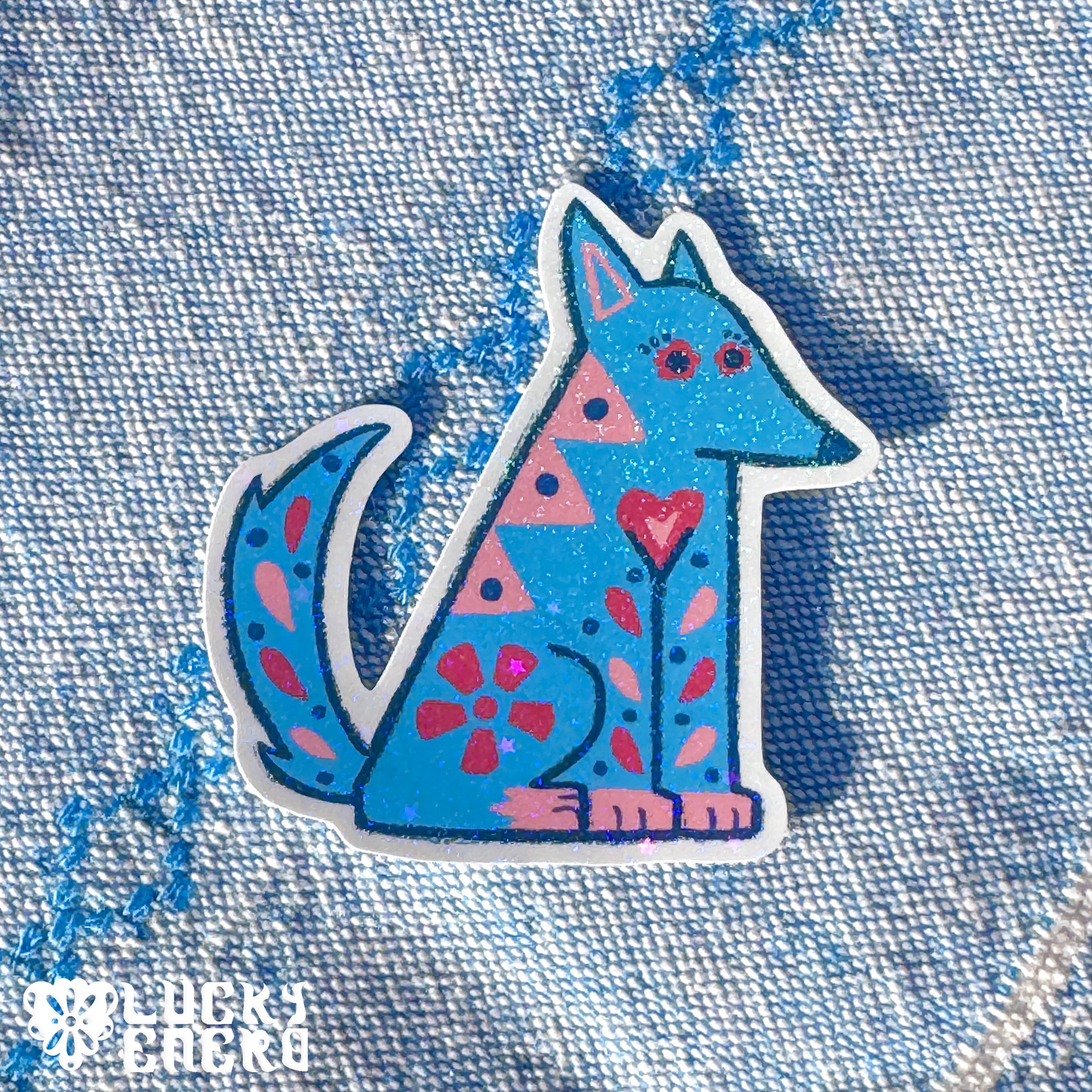 Belle Dog 2.5in Holographic Sticker