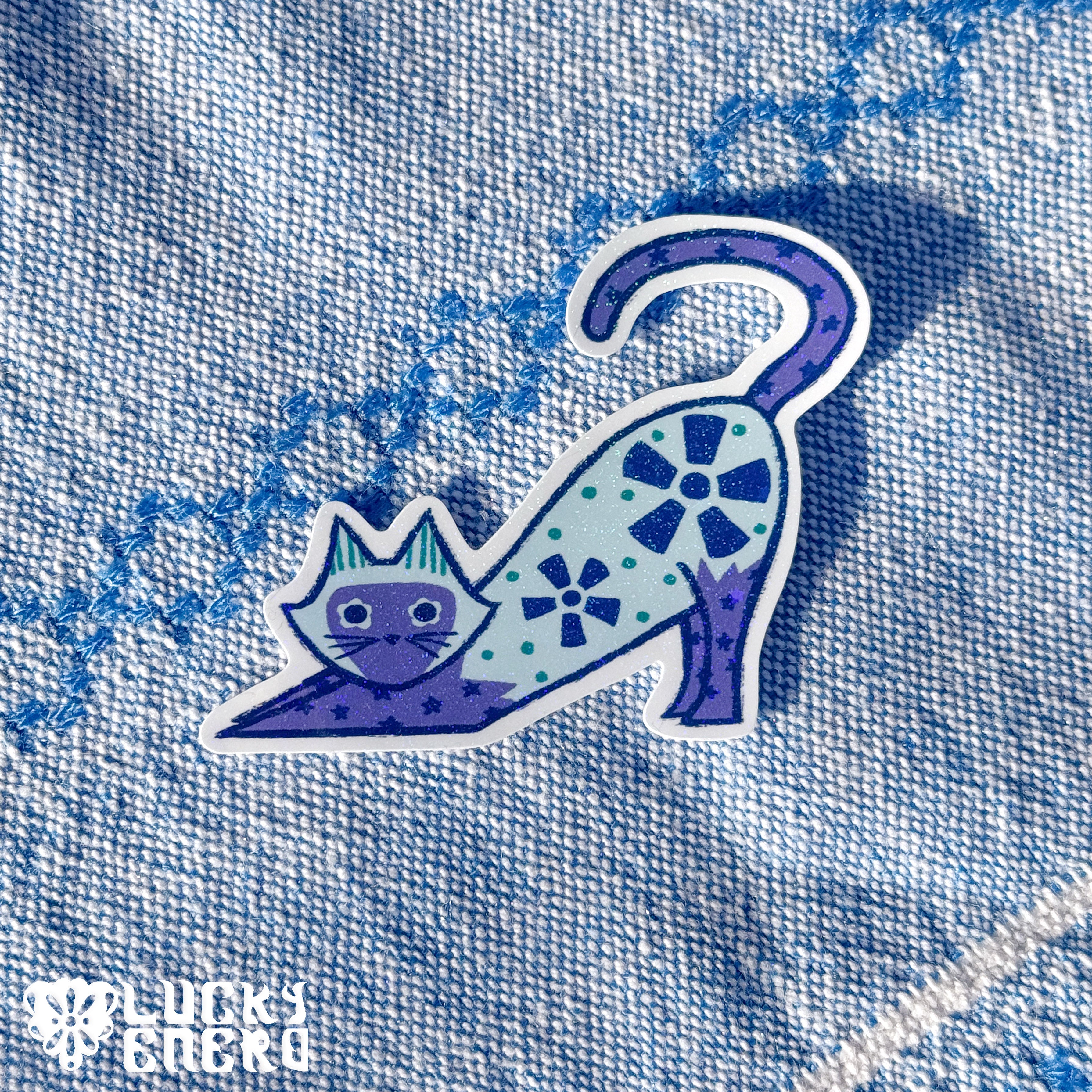 Raúl Cat 2.5in Holographic Sticker