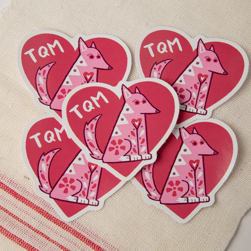 Te Quiero Mucho 3in Glossy Vinyl Sticker