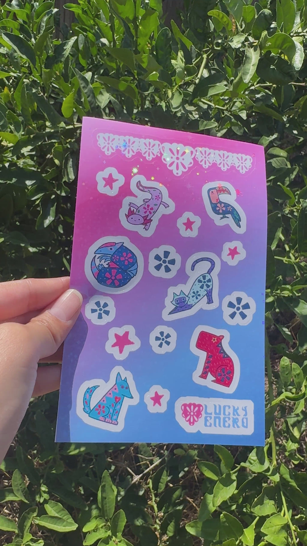 Lucky Enero Vol 1 Sticker sheet